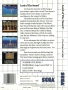 Sega  Master System&nbsp; - &nbsp;Lord of the Sword (Back)